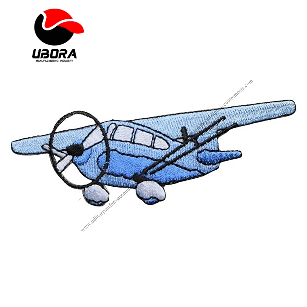 Spk Art Airplane Flying, Aircraft, Pilot, Plane Embroidery Applique Iron On Patch, Sew on Patches 